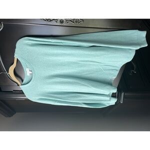 P.J. Salvage Long Sleeve Top, Color Sea Spray, Size Medium